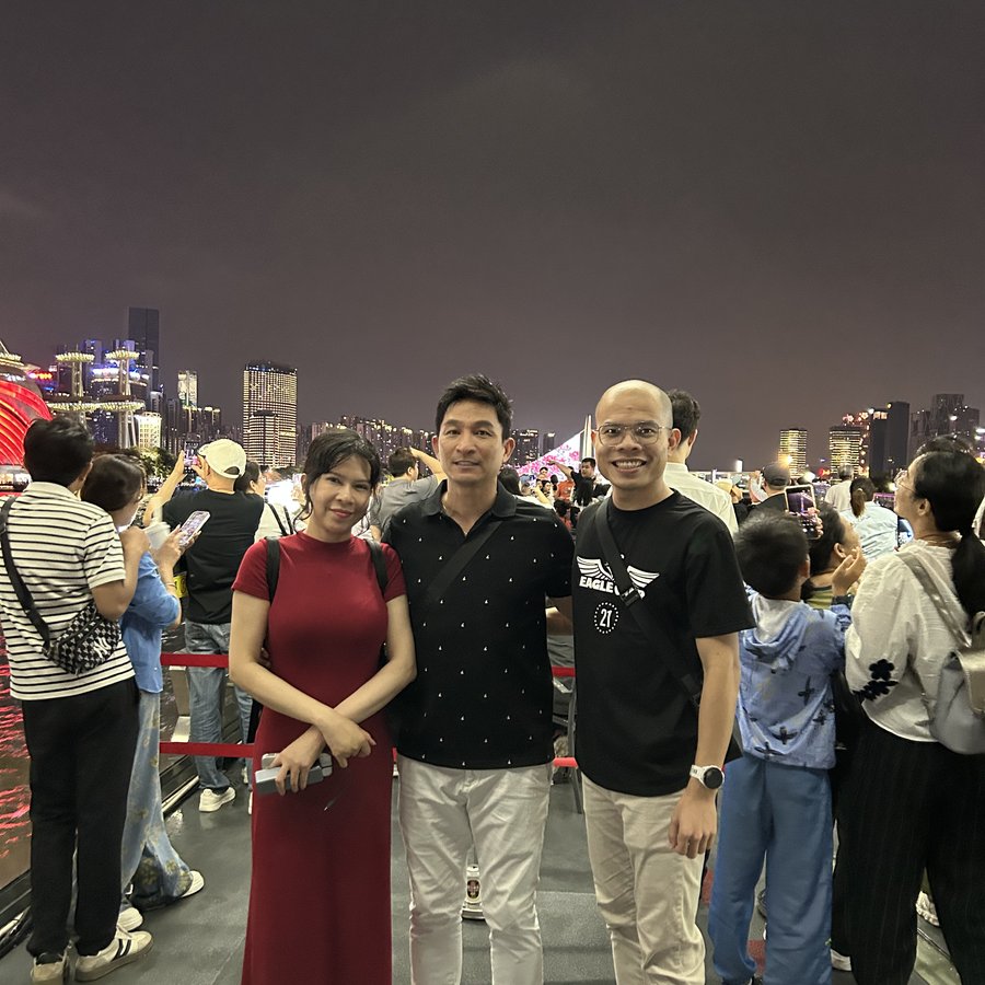 Anh Hiếu trong chuyến đi cùng đoàn Go Link